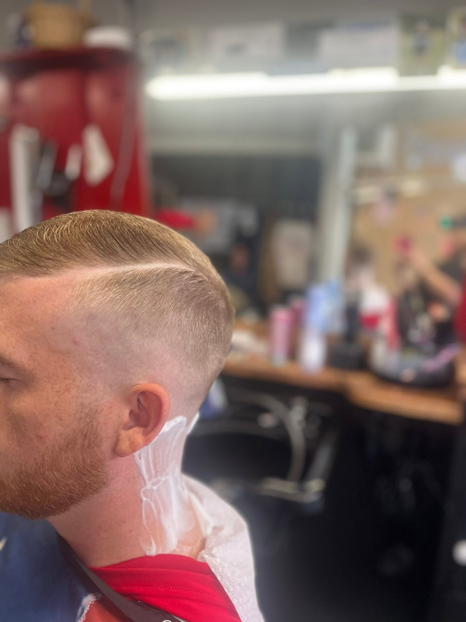 Fade haircut by Downtown Barber Shop